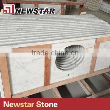 White Marble Vanity Top Countertop Laminate Island Countertop photo-3