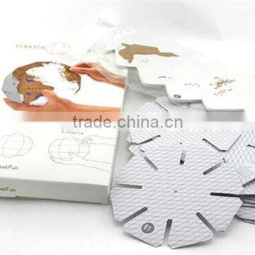 CT-529 Globe Second Generation Globe DIY Vertical Group World Map Version photo-3