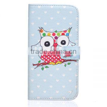 Painting Phone Case Wallet Leather Case Leather Flip Holster for Samsung S7 Edge photo-5