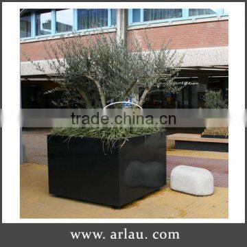 Arlau outdoor park galvanized flower planter