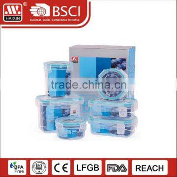 Heat resistant airtight take away freezer microwave food grade storage plastic food container