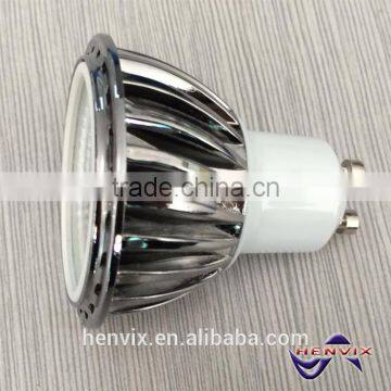 High lumen COB 5W dimmable led gu10 spot light warm white