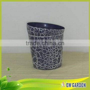 2015 New Design Handmade Home Decor Round Metal Miniature Flower Pots photo-3