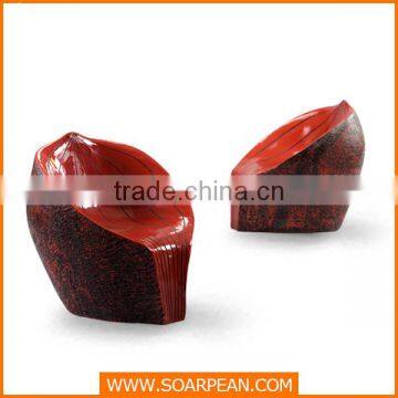 Unique Modern Furniture Fiberglass Leaf Shaped Chair photo-2