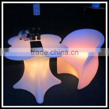 Hot Sales Popular Outdoor Night Club LED Illuminated Bar Table No Folded Led Furniture photo-3