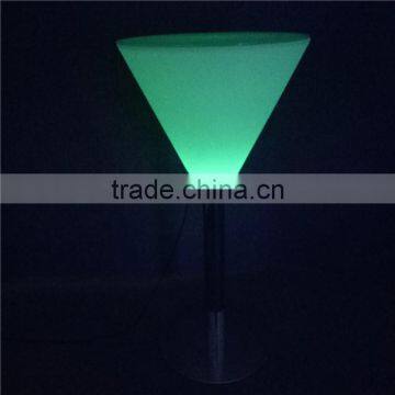 Intelligent Outdoor LED Furniture UV-resistant Glowing Illuminated Rechargeable Interactive LED Table Party LED Cocktail Table photo-5