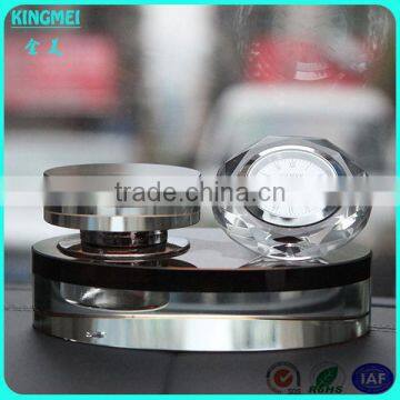 Gold Leaves Glass Apple With Mirror Base for Car Decoration photo-6