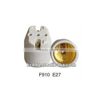 e27 porcelain fluorescent lamp holder