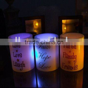 on/off or blowing LED candle