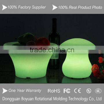 Natural Lovely Color Table Decoration LED Glowing Mushroom Lamp photo-4