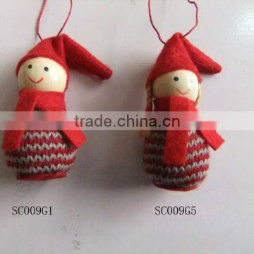 Christmas felt person hanging decoration