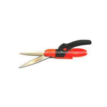 360° Swivel Stainless Steel Grass Shears - Straight Blade