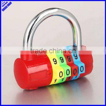 Nice color 4 digit combination cute padlock