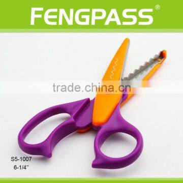S5-1007 6.25 Inch 2Cr13 Stainless Steel Blade With Plastic Handle Craft Scissors photo-3