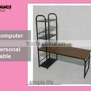 New design computer table with bookshelf, modern wooden office table