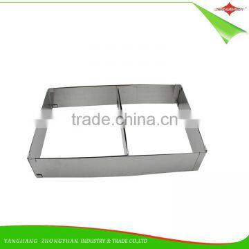 ZY-F1393 Good Price Square Stainless Steel Cake Mold Cake Ring photo-3