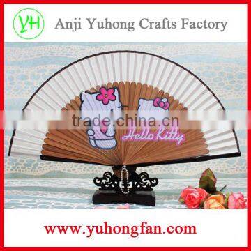 High Quality Ladies Gift Fan Hand n in Bamboo photo-5