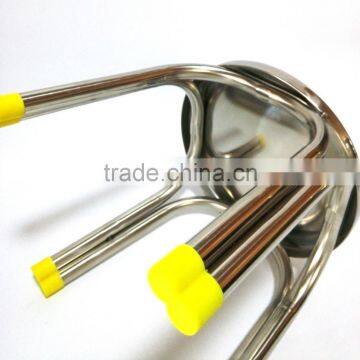 Factoty Wholesale Heavy-duty Folding 4 Legs Round Shape Stainless Steel Bar Stool photo-3