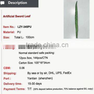 High Quality Sword Leaves Floral Arrangement Artificial Leaves photo-2