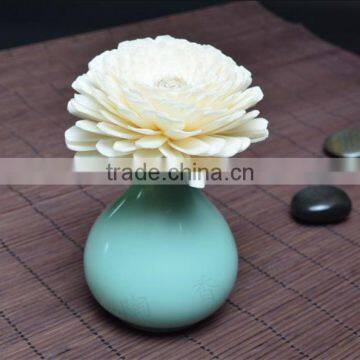Handmade White Sola Wood Flower for Reed Diffuser photo-2