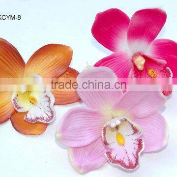 Fabric coated flower cymbidium orchid "BK-orchid"