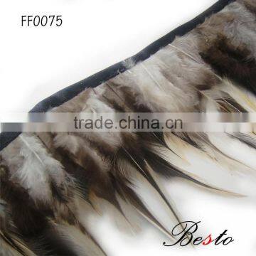 Cheap wholesale natural rooster tail feathers for indian headdress decoration