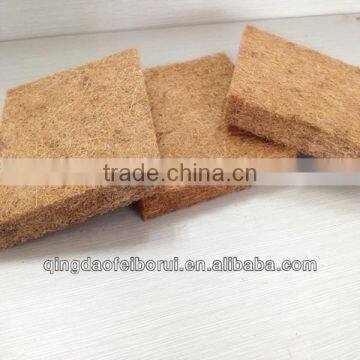 Nature coconut fiber mattress sheet 97X201X3cm bound with environmental latex glue FBREPB021