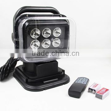 Waterproof ip68 Powerful 30W12V 24V LED Marine Military Portable Remote led search light