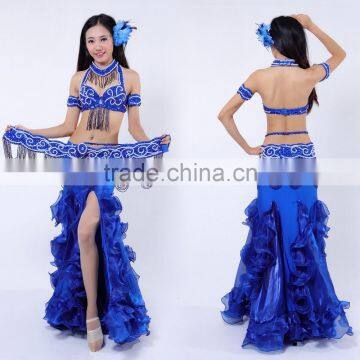 Women blue egyptian belly dance sexy costume AS6052-AQ6052-Q5021