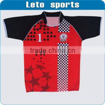 custom polyester sublimated rugby jersey uniform cool dry