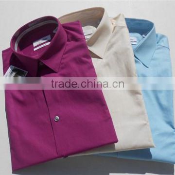 Mens dress shirts slim fit man shirts Stretch long sleeve mens shirts