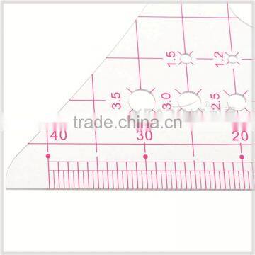 Kearing Flexible Plastic 1/4 Triangle Scale Rulers for Measure Built-in Calibration for Engineering Surveying#8514 photo-4