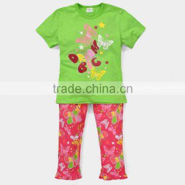 China Company Girls Boutique Clothing Summer 2016 Girl Clothes Set Lovely Children Clothing