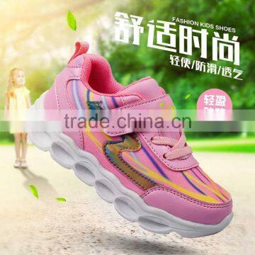 2017 Fashion Children Sport Running Shoes Sneakers Have Sample, Kids Sport Shoes With Leather Mesh Spring Shoes for Childs photo-2