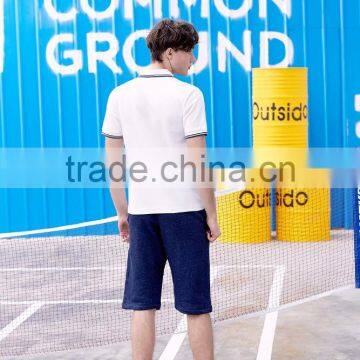 2017 New Design 100% Cotton Customer Logo Hot Sale High Quality Polo Shirt photo-2