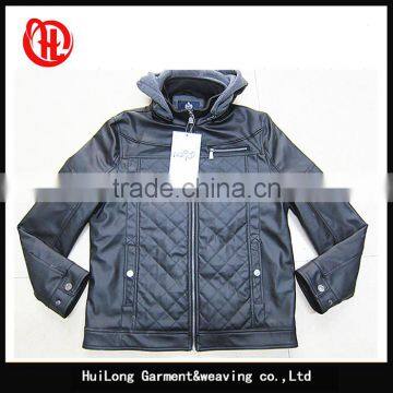 Manufactory Factory Stock Apparel Winter Heavy pu Leather Jackets photo-3