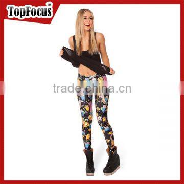 China Manufacturer Custom Sublimation Leggings Digital Printed Pants Women Running Compression Tights photo-5