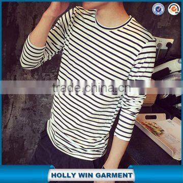 Men's stripe dri fit tshirt wholesale China