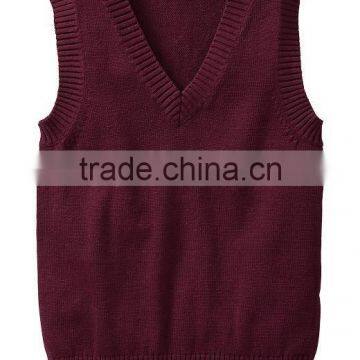Child Sweater as School V-neck Uniform Pullover Sweater photo-4