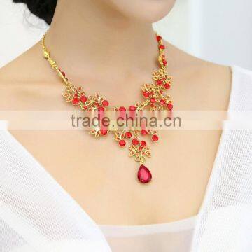 Zm34114a Fashion Women Jewelry Bridal Earrings Necklace Set photo-3