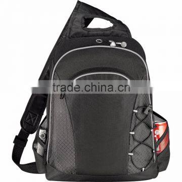 Summit TSA 15" Computer Sling Backpack - Laptop-only Section Unfolds Lying Flat on X-ray Belt and Comes With Your Logo. photo-6