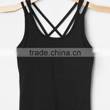 Women's Cross-belt Sports Vest Wholesale Fashion Tank Top in Guangzhou photo-6
