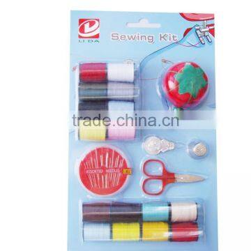 Mini travel sewing kit with blister card packages