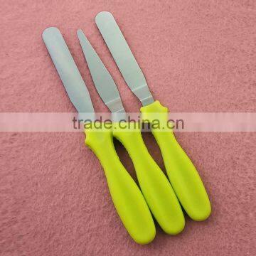 3pcs/LOT Small Cranked Angled Spatula Palette Knife Cakes Icing SugarCraft Fondant Cake Decoration Tools photo-2
