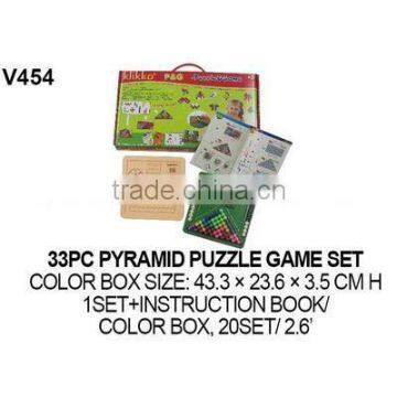 33PC PYRAMID PUZZLE GAME SET