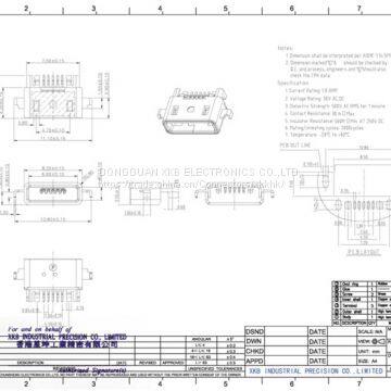 Micro Usb Waterproof Connector Usb Connector photo-2