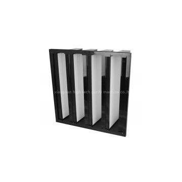 Вентиляционно-охлаждающий фильтр HVAC компактного типа с V-образной формой