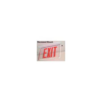 United States LED Exit Sign - Recessed Mount