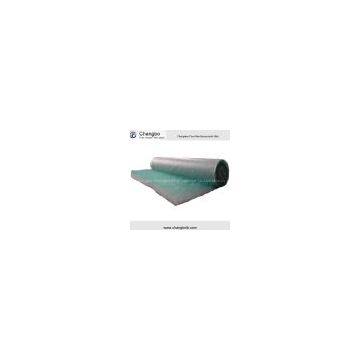 Fiberglass paint arrestor for spray booth
