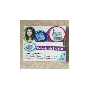 dental orthodontic self-ligating ceramic brackets